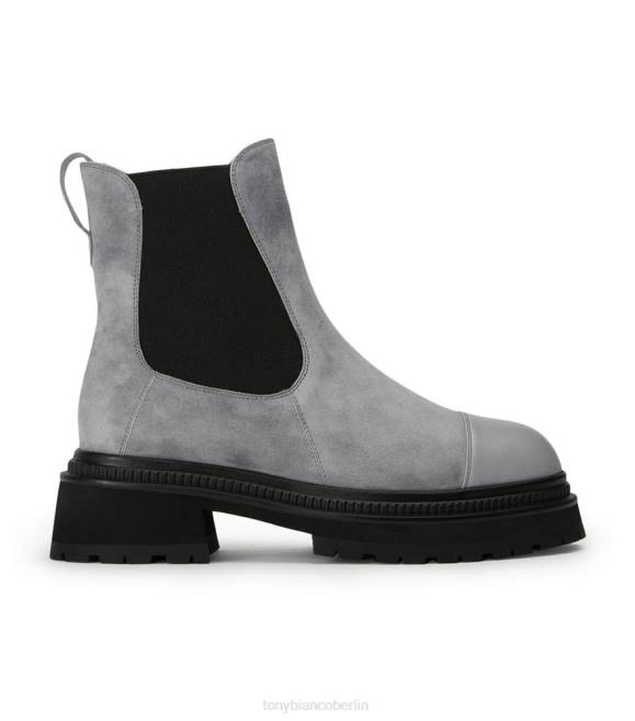 Stiefeletten| de Tony Bianco Frauen Hurricane-Stiefeletten Stahlgraues Wildleder 4624512